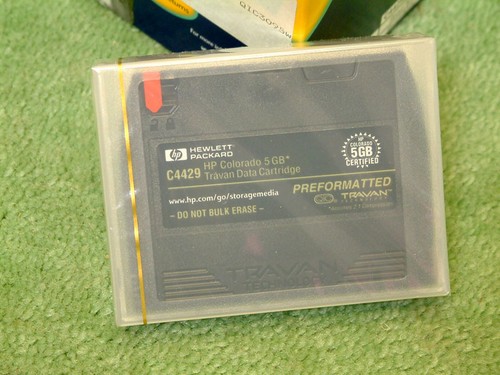 5x HP Colorado C4429 Travan Mini Data Tape Cartridge 5 GB for HP 8GB, T4 T4000 - Afbeelding 2 van 2