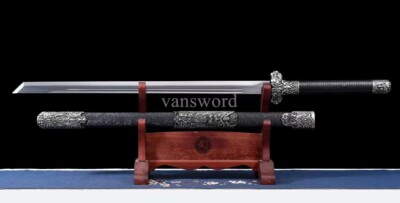 伝統的な鋼製刀 約90cm Handmade Chinese Tang Dynasty Dao 唐横刀 Carbon Steel Battle