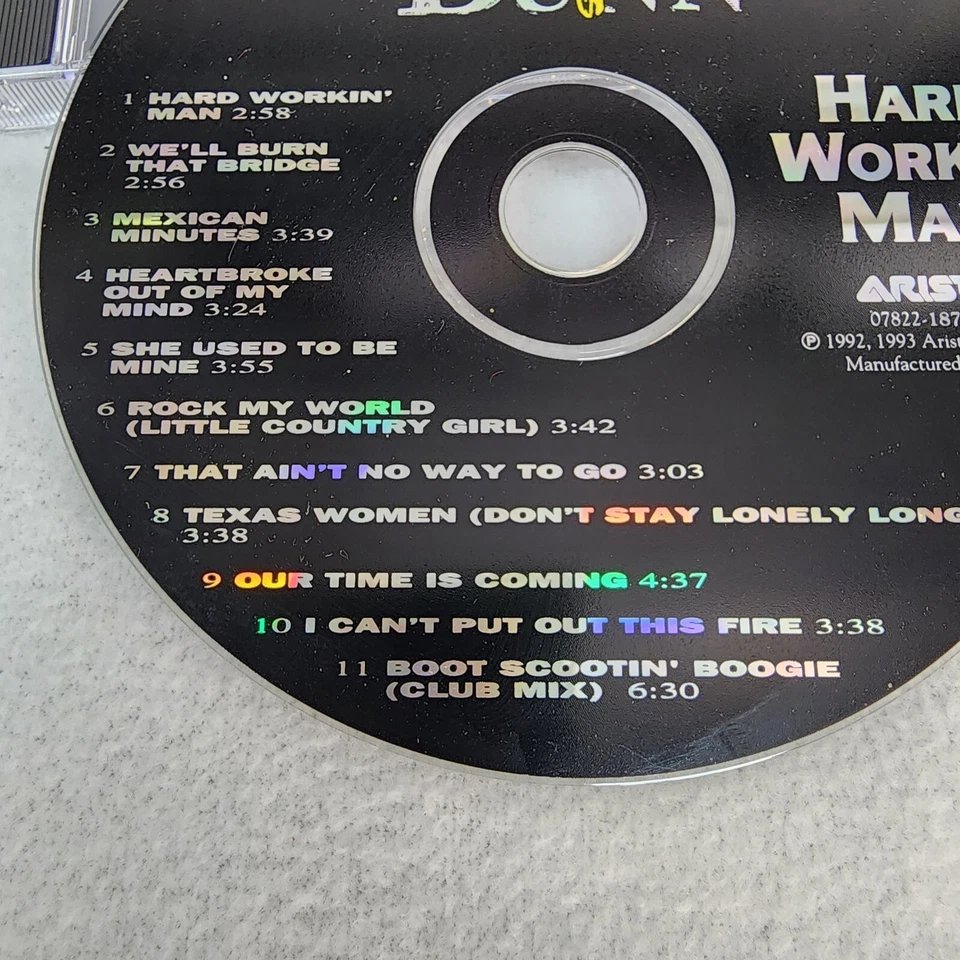 CD Brooks & Dunn Hard Workin' Man 1992-1993 11 Songs Acceptable DISC ONLY - Изображение 4 из 4