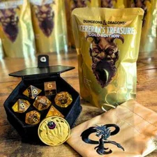 Dungeons and Dragons RPG: Sirius Dice Acererak's Treasure Pack Gold Edition New
