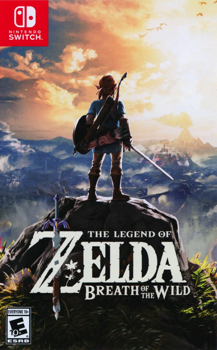 NEW Nintendo Switch Neon Bundle Zelda Breath of the Wild + 16GB SD