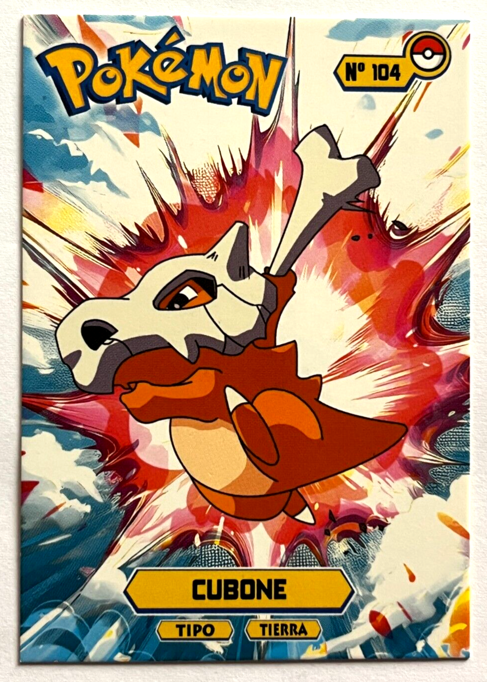 2025 POKEMON KANTO ATTACK Card #104 CUBONE Peru Edition