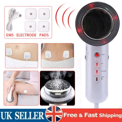 TZUTOGETHER 3 in1 Ultrasonic Cavitation Fat Cellulite Remover Slimming Machine Body Massager