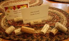 125 Used Natural Wine Corks Cork Place Card Holders Wedding Vineyard Dinner