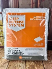 Hospitology Sleep Defense System Mattress Encasement California King New