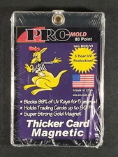 150x Pro Mold MH80 Original 80pt Magnetic Card Holder One Touch (6 Full Boxes)