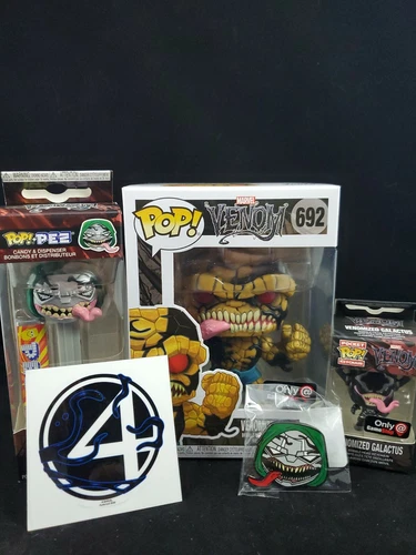 Funko POP Marvel Venom Fantastic Four Venomized The Thing #692 GameStop Nuevo