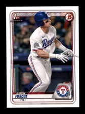 2020 Bowman Draft 1st Base Paper #BD-124 Justin Foscue Texas Rangers