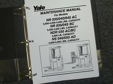 Yale NS050AD Forklift Shop Service Repair Manual A815