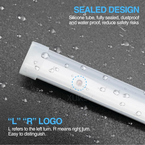 Pair 45cm Sequential LED StripIndicator Turn Signal DRL Daytime Running Light - Picture 4 of 14