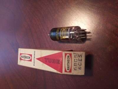 RAYTHEON 6BC5-6CE5 Audio Electronic Vintage Radio TV Valve HAM Vacuum NOS Tubes