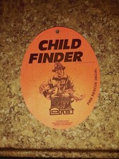 Child Finder... Fire Rescue Decal.
