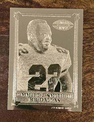 1994 Bleachers Corp Emmitt Smith Dallas Cowboys MVP 23K Gold Card