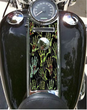 Zombie Hands Dash Insert. Fits Harley 2008-2023+ Road King Dash USA MADE