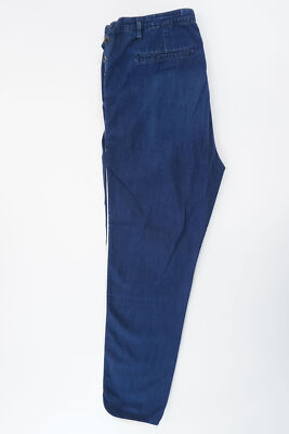 Maison Scotch Atelier Damen Jeans Hose Gr 1 blau dunkelblau stone gerade Denim