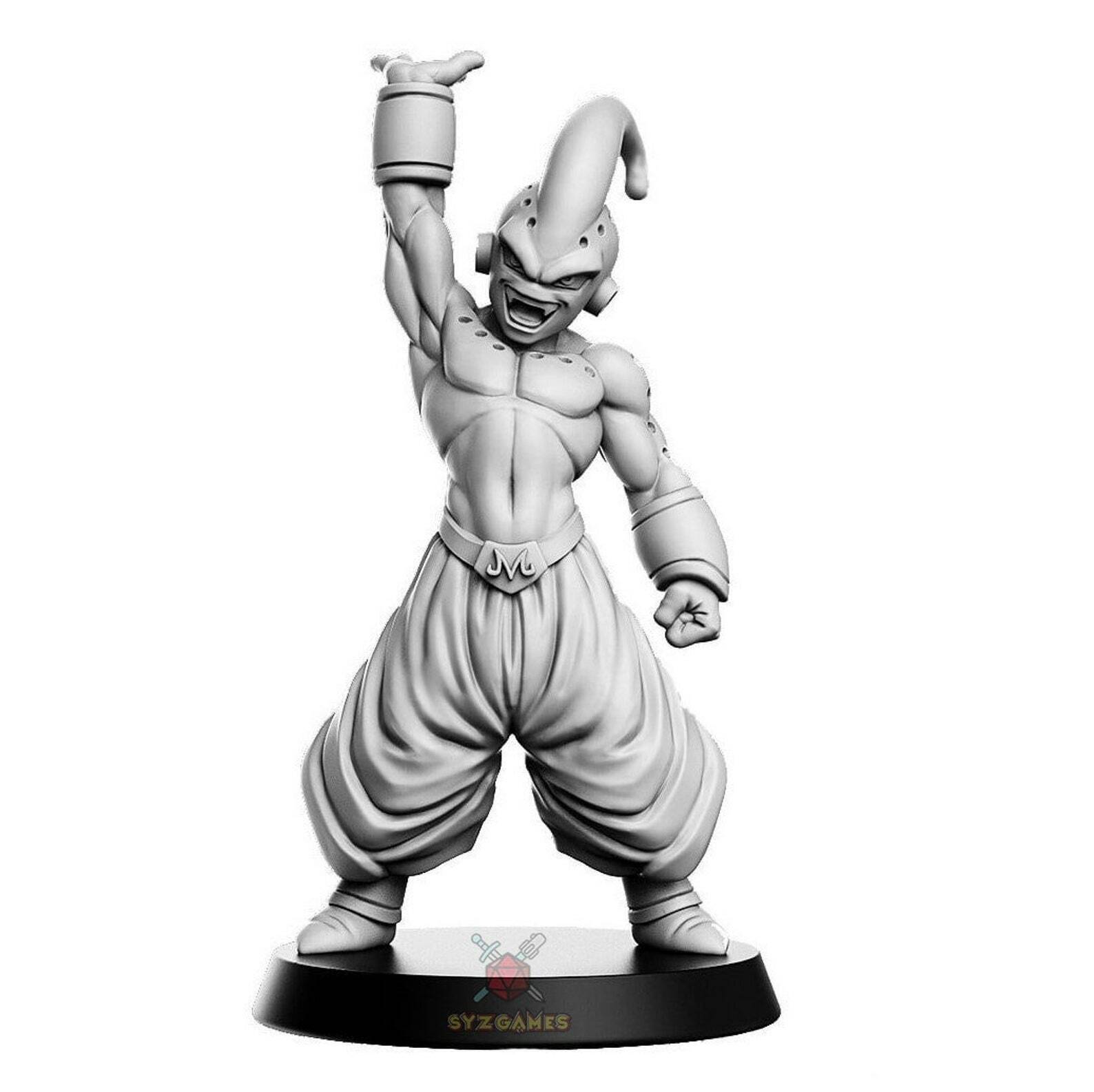 STL file Majin Buu from Dragon Ball Z 🐉・3D printer model to