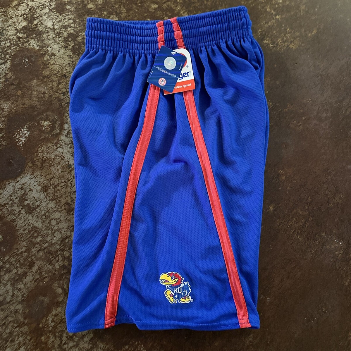 University Of Kansas Jayhawks Basketball Casual Shorts Medium NEW