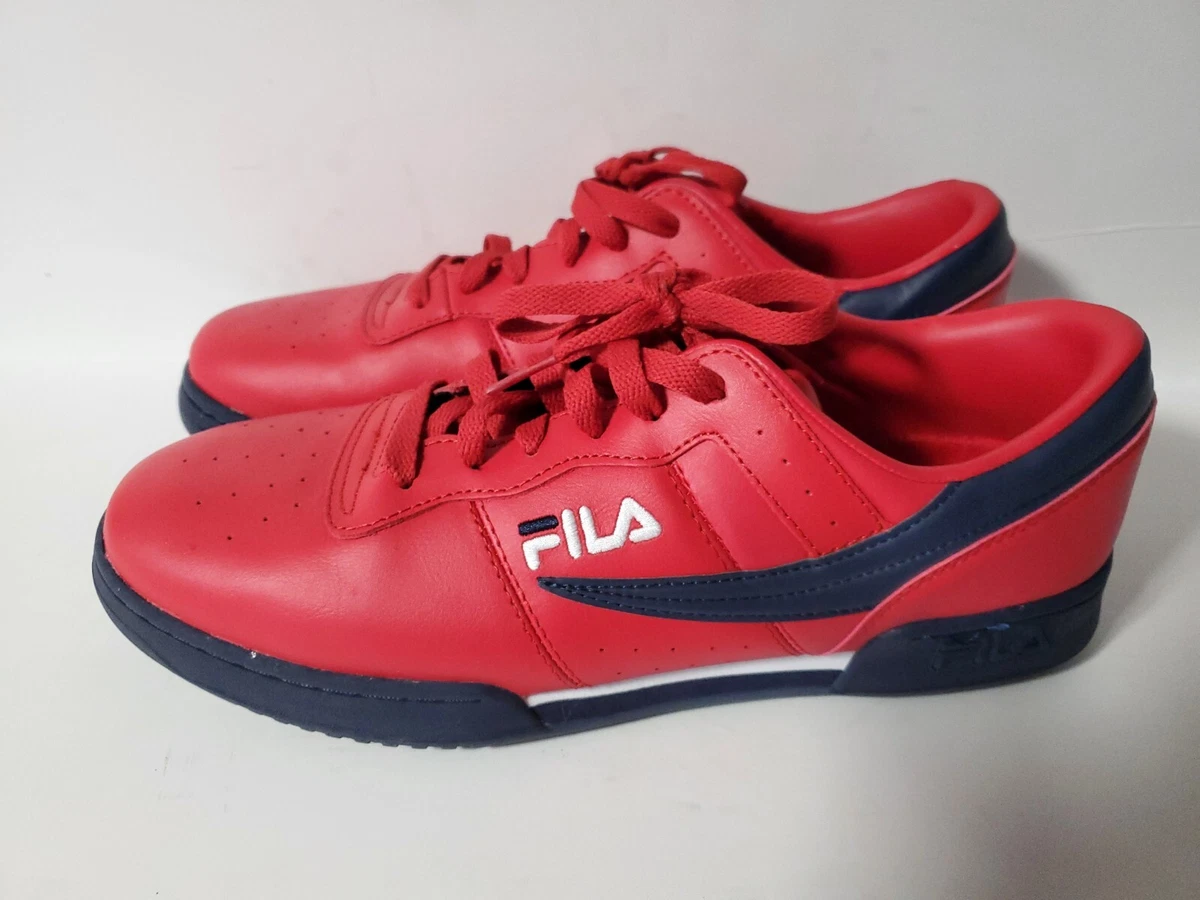 Mens Fila Original Fitness Retro Casual Shoes RED- Size 13 | eBay