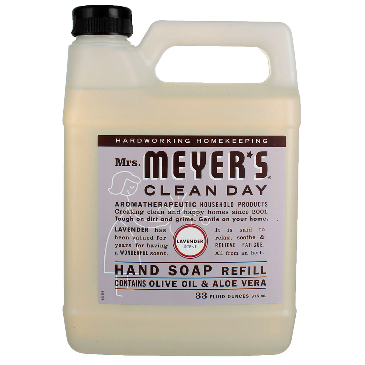 4 Pack Mrs. Meyer's Clean Day Hand Soap Liquid, Lavender, 33 fl oz