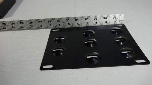 Runmade for Bumper Tow Hook License Plate Bracket Holder BMW E+F - Picture 11 of 11