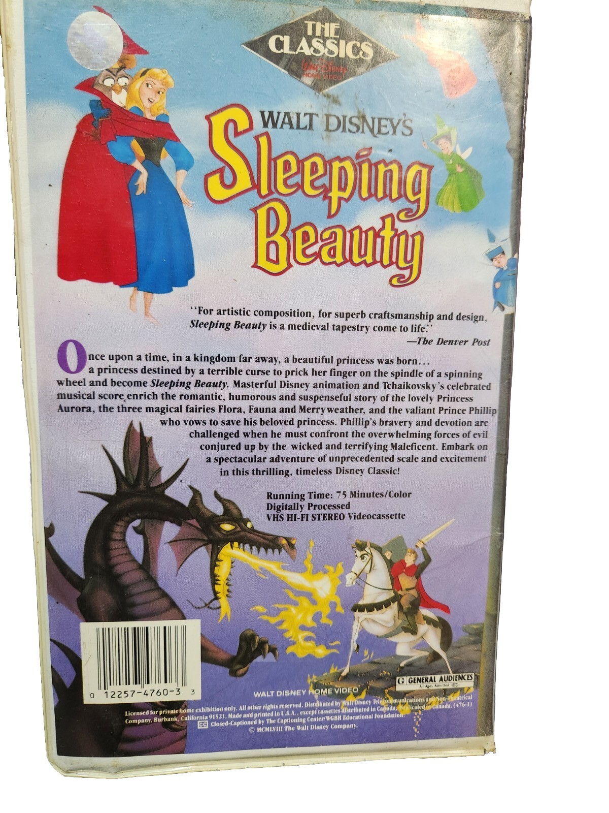 Sleeping Beauty Vhs 1986