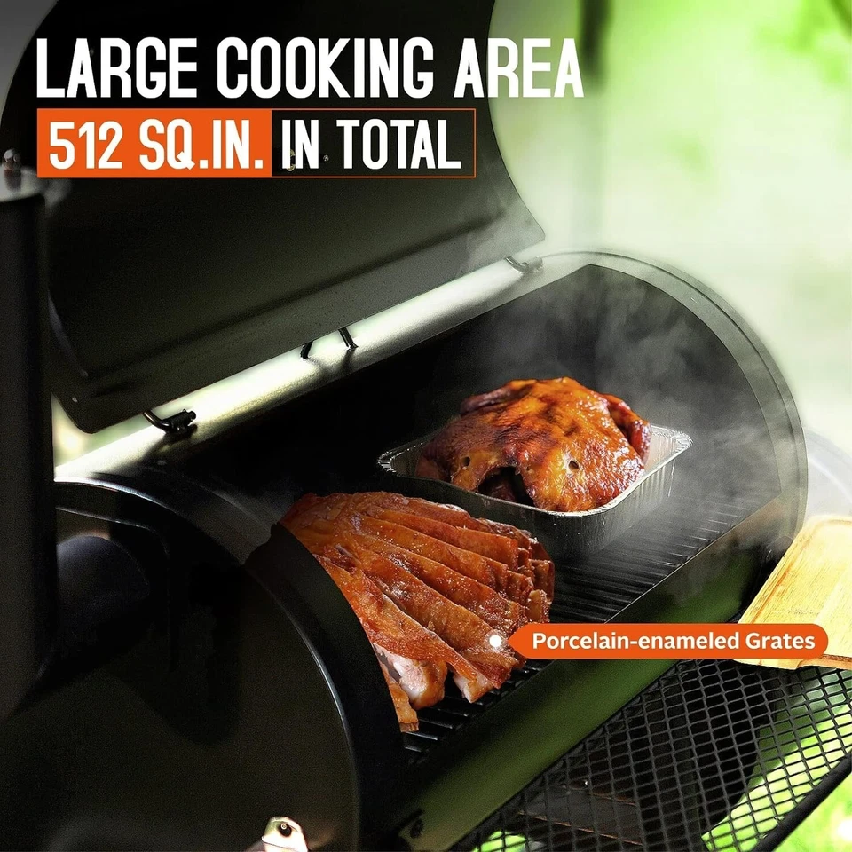Outdoor Charcoal Grill Smoker Charcoal Barbecue Grill with Large Cooking Area - Image 4 of 4