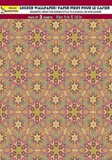 Magnetic Locker Wallpaper Made in USA - Pack of 3 Sheets - vb049 