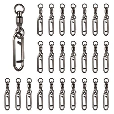 25Pcs Fishing Speed Clips Quick Change Fishing Snap Swivels Fishing Power Clips