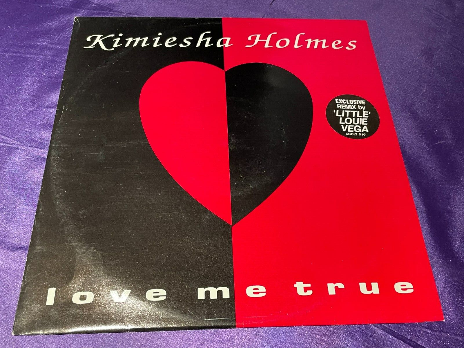 Kimiesha Holmes - Love Me True - Vinyl Record 12"" Single - 1990 Big Life/Koolkat