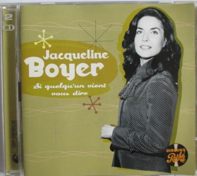 JACQUELINE BOYER - DOPPEL CD ''WENN JEMAND KOMMT, UM ES DIR ZU SAGEN'' - (EUROVISION)