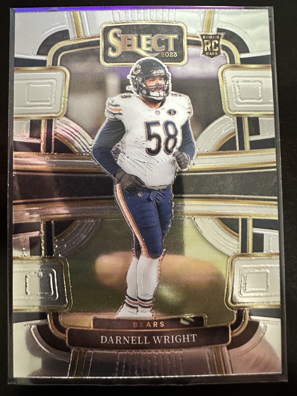 Darnell Wright 2023 Panini Select Football (RC) #17 Chicago Bears Rookie
