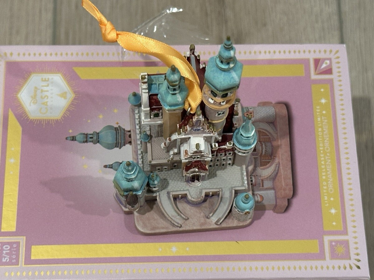 Disney Castle Collection Rapunzel Tangled Castle Ornament 5/10 NIB