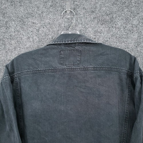 American Eagle Jacket Womens S Small Blue Biker Trucker Full Zip Denim Outdoor - Bild 7 von 12
