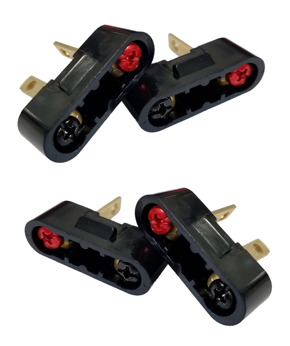 4 Plugs For Pioneer SX-424 Reciever Speaker Connectors Adapter