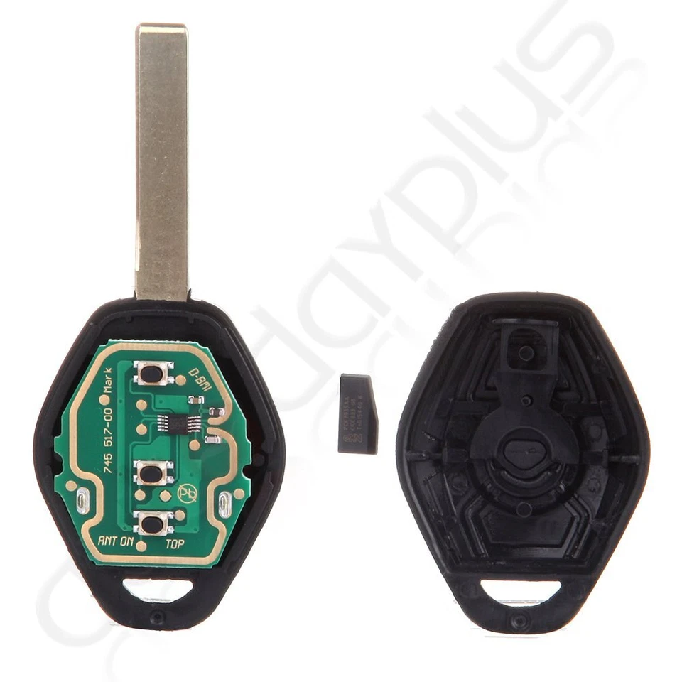 2 Llavero de coche remoto para BMW X3 Z4 2003 2004 2005 2006 2007 2008 2009 3 botones Foto 3 de 4