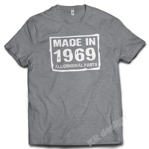 t shirt 50 anni 1969