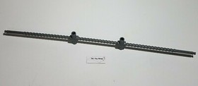 Rare K'NEX Gray Threaded Rod, 2 Carriage Pieces Control Crane Special Parts KNEX