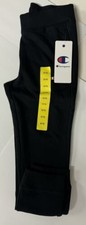 NWT Champion Boys Youth S 7/8 Black Sweatpants