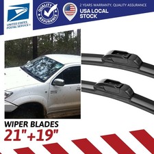 Pair of 21"19" Front Window Wiper Blade For Toyota Highlander MR2 Supra 1993-07