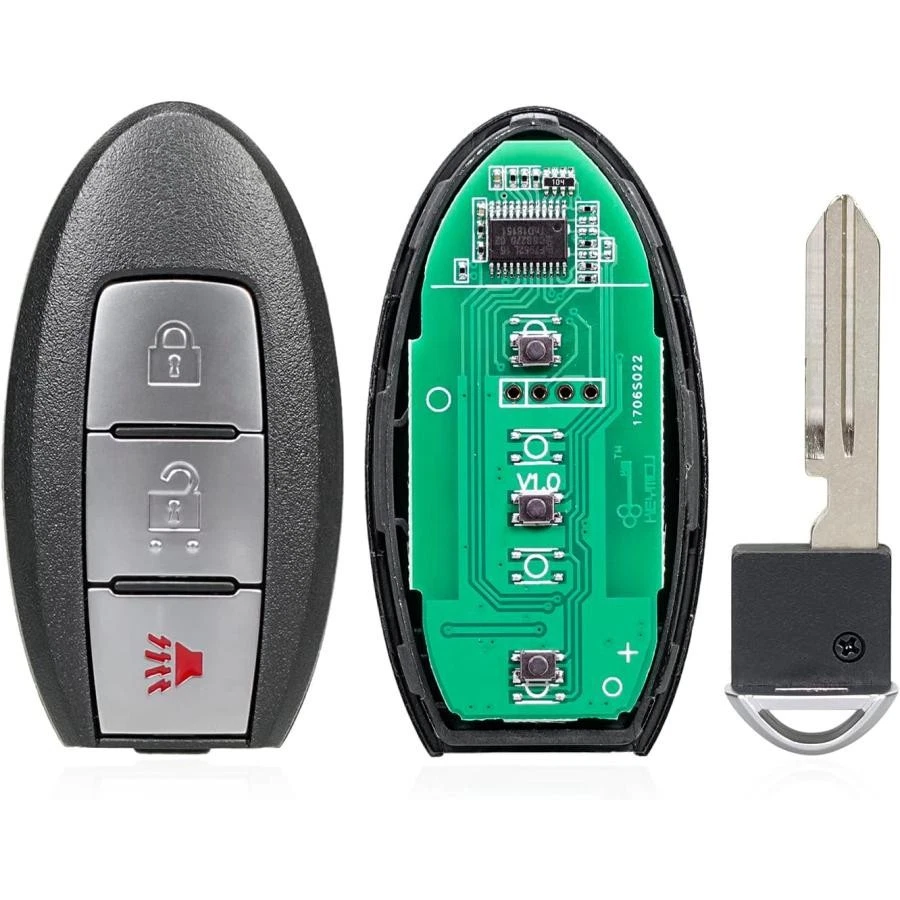 全新 PROXIMITY 智能钥匙汽车 FOB 遥控器 适用于 NISSAN Leaf 2011-2015 CWTWB1U808 3BT — 第 4/4 张图片