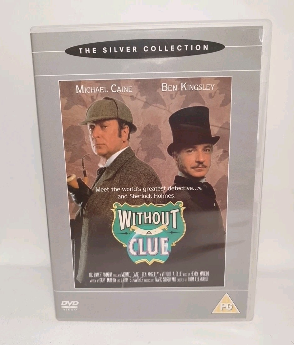 Without A Clue 1988 DVD michael caine ben kingsley Uk Dvd