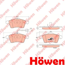 Fits VW Transporter Transporter/Caravelle Brake Pads Set Front Howen #4