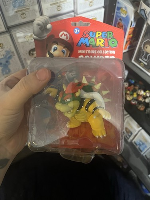 #ad #ad NIB 2009 3.5quot; BOWSER SUPER MARIO BROS MINI FIGURE COLLECTION NINTENDO $18.00