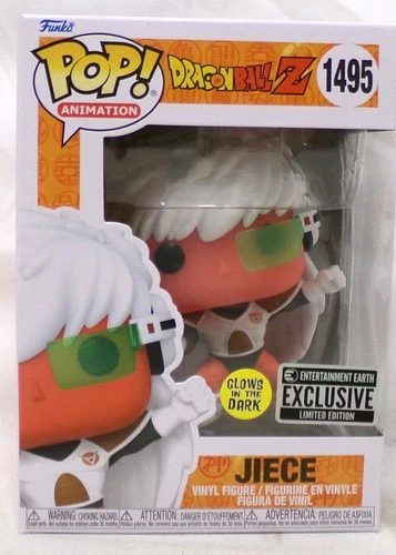 Funko Pop! 1495 Jiece Dragon Ball Z Entertainment Earth Exclusive Glow