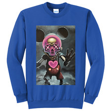 NEW Art Society x BELIDA MICKEY-Z ROYAL BLUE Crew Sweater SM-4XLARGE MADE IN USA