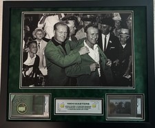 Jack Nicklaus and Arnold Palmer Signed Autographed Masters 20-24 Psa DNA