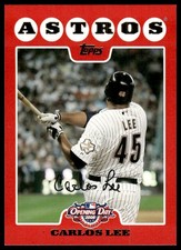 2008 Topps Opening Day #178 Carlos Lee Houston Astros NM+