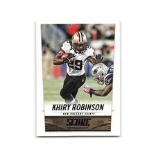 Khiry Robinson 2014 Score #138 New Orleans Saints Football Card NM