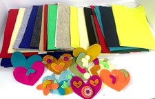 Felt sheets/Hearts Lot