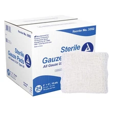 Dynarex 12-Ply Gauze Sponge Sterile 2 x 2" 1 Box(es) 100  per Box